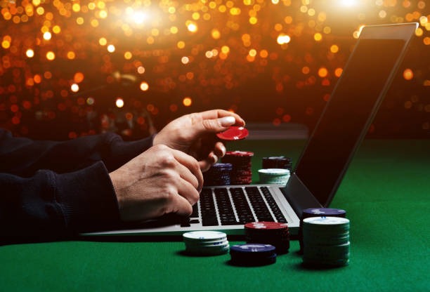 Dealer hands visible during live blackjack session showing card shoe and betting positions
